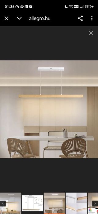 Линейна черна LED лампа 100/120см димируема с дистанционно