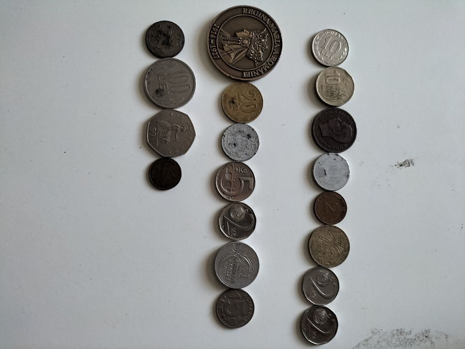 Monede colecție plus medalie
