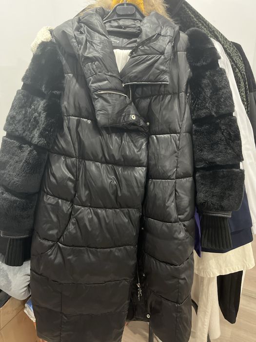 зимняя теплая куртка-пуховик