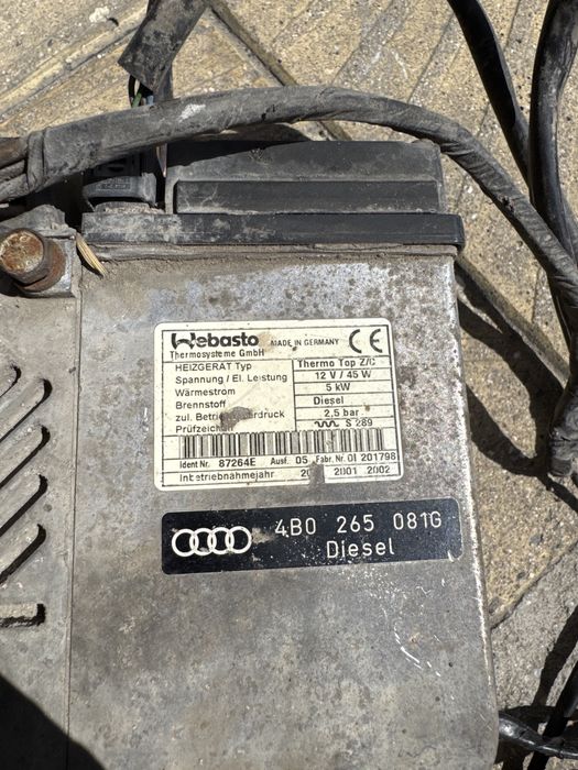 Печка webasto termo top z/c