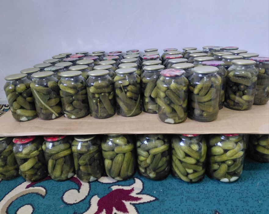 Салённый огурцы,лечо,варение