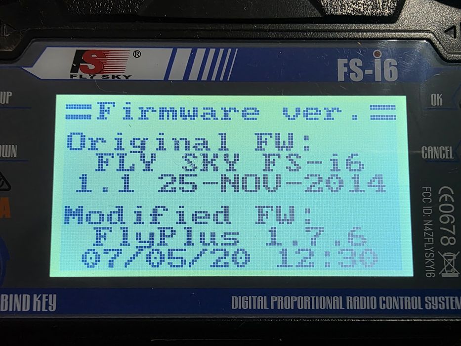 Radio FlySky FS-i6 + Receptor (Firmware 10 canale)