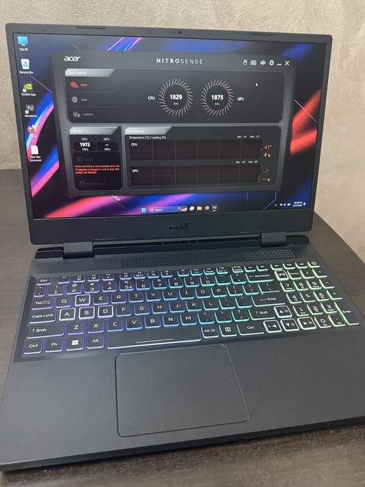 RTX 4060 de 8 GB cu Power 140w i5-12500H Acer Nitro NOU RAM  32GB DDR5