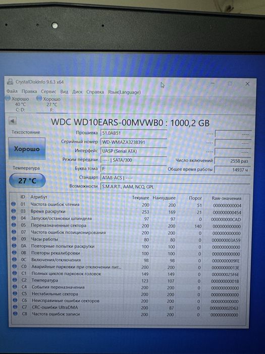 Жесткий диск 1 тб HDD