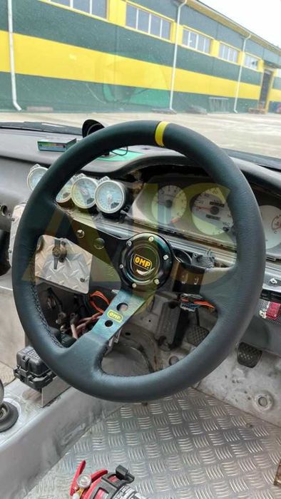 Руль OMP вынос кожа