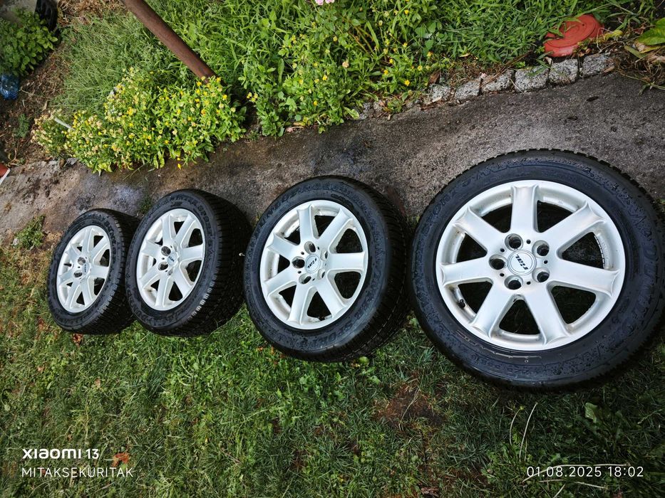 Джанти с зимни гуми за BMW Е39,60,61 и др. 225/55/16 ,ет-20