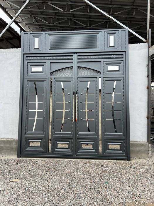 Temir eshiklar darvozalar kazirok varota naves kachela