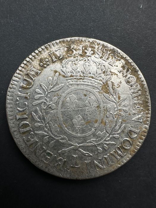 Франция 1 екю Луи XV 1731 L