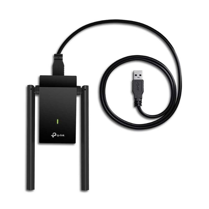 TPLINK T4U Plus V2 adaptor USB Wireless AC1300 cu două antene High-Gain