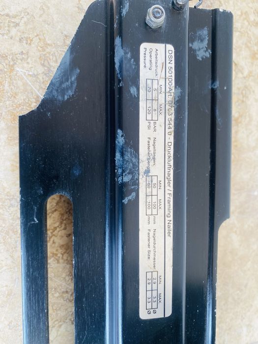 Wurth pistol de cuie , DSN 50100 pentru paleti