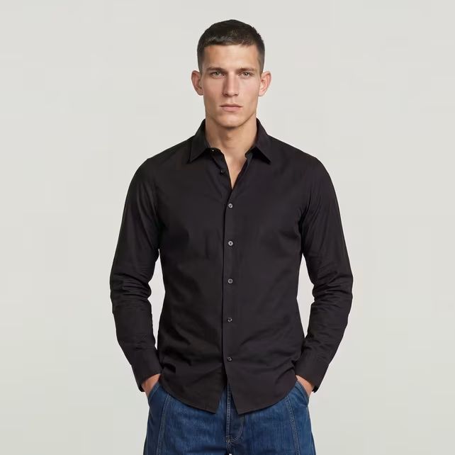 Оригинална риза G-Star Raw Slim XL , XXL нова мъжка черна
