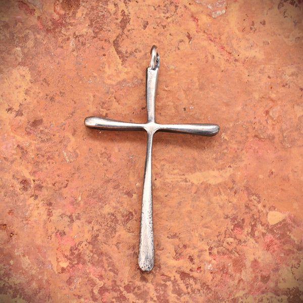 Сребърен медальон кръст 925 – голям мъжки кръст | Талисман за вяра