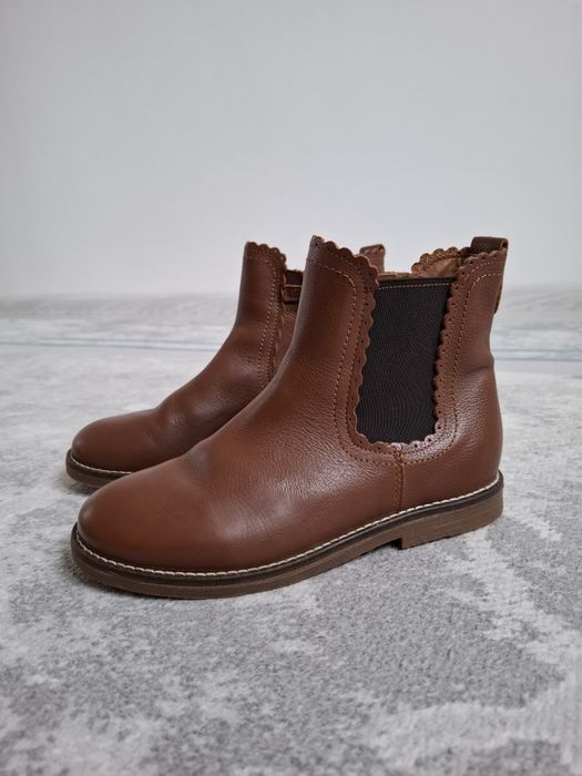 Продам кожанный сапоги