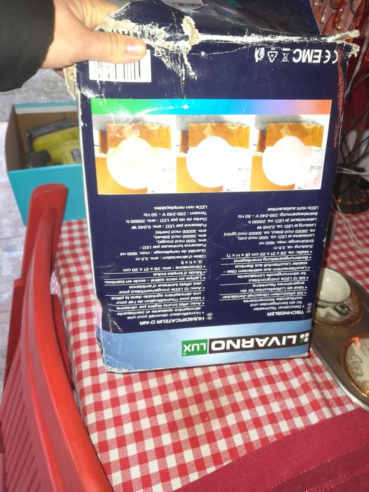 Umidificator cu ultrasunete, 12 leduri