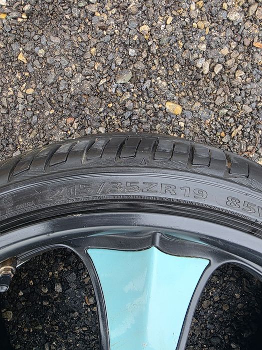 Vând jante 5×100 R19.cauciucuri dimensiunea 215/35/19