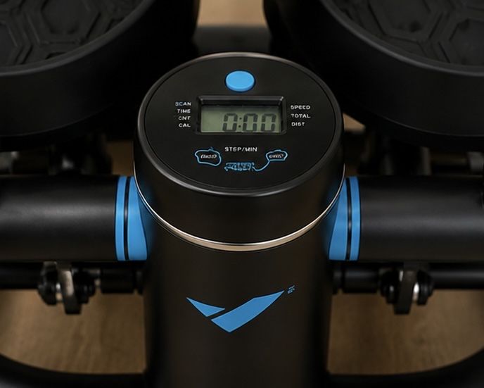Mini Stepper MERACH 2 în 1 – Nou | LCD | Benzi Elastice | Fitness Acasă