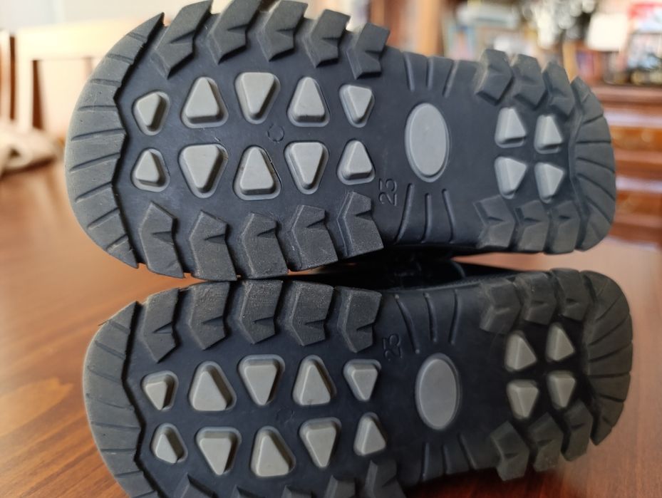 Детски ботуши Понки от естествена кожа