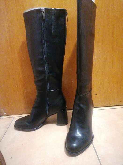 Cizme lungi cu toc, Tamaris, numarul 37