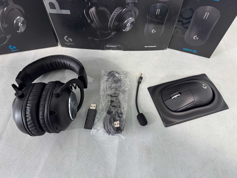 Мишка Logitech G Pro X Superlight и Слушалки Logitech G Pro