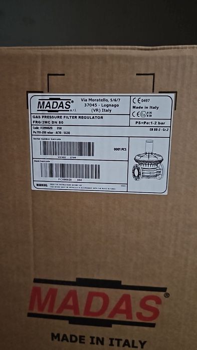 РАЗПРОДАЖА‼️ MADAS Редукторы давления газа Регулятор давления газа