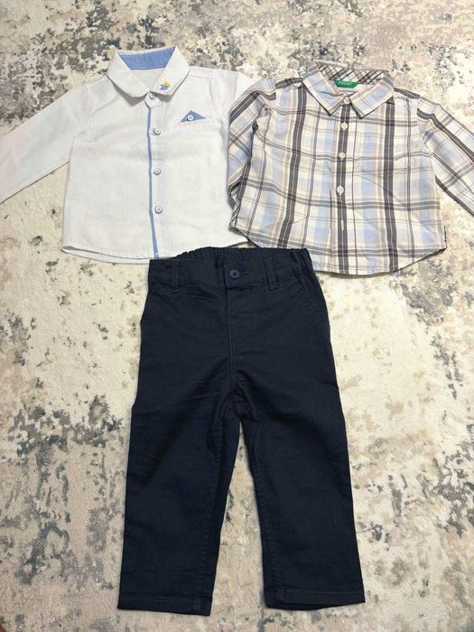 2 camasi + 1 pantalon bebelusi, masura 74