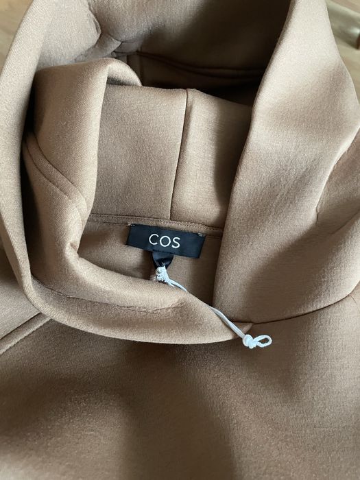 COS. hanorac dama, nou, supradimensionat, oversize maro, gluga