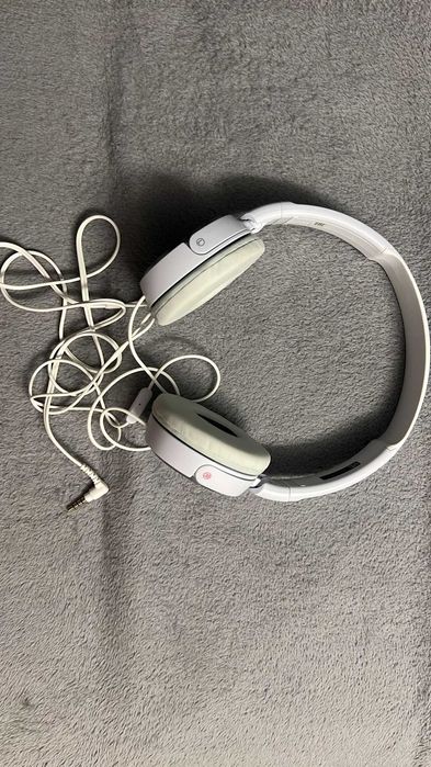 Casti On Ear Sony MDR-ZX310APW, Cu fir, Microfon, Alb Ca Noi
