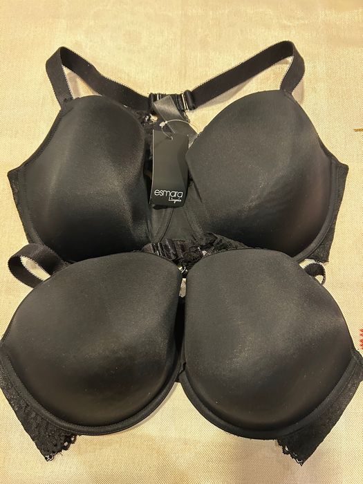 Лот от 2 бр. черни сутиена Esmara Lingerie с дантелен гръб - 90D