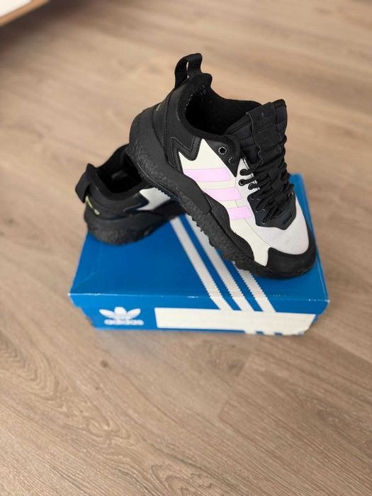 Adidasi Adidas Originals Nite Jogger Black White Pink