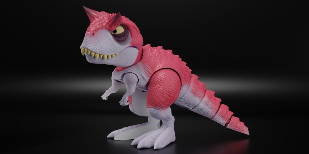 Подвижные фигурки динозавров