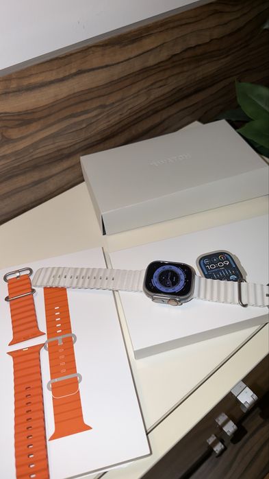 Apple Watch Ultra 2 49mm GPS + Cellular | 2 Curele Originale Apple | Full Box - Sanatate baterie 88%