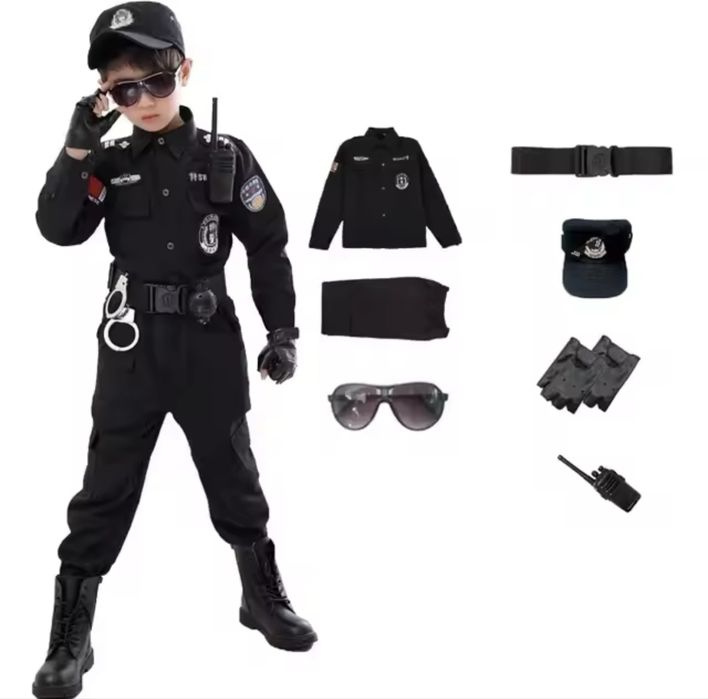 Детски Хелоуин костюм SWAT за момче, 4–5 години