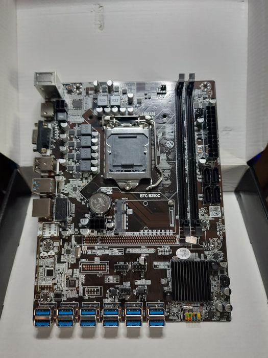 Placa de baza TECMIYO BTC-B250C cu socket LGA-1151