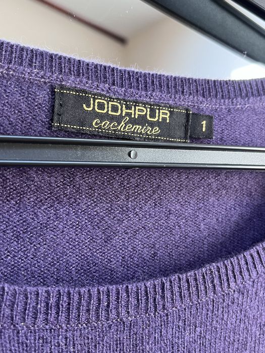 Joohpur, 100% cașmir, pulover mov, mulat, feminin