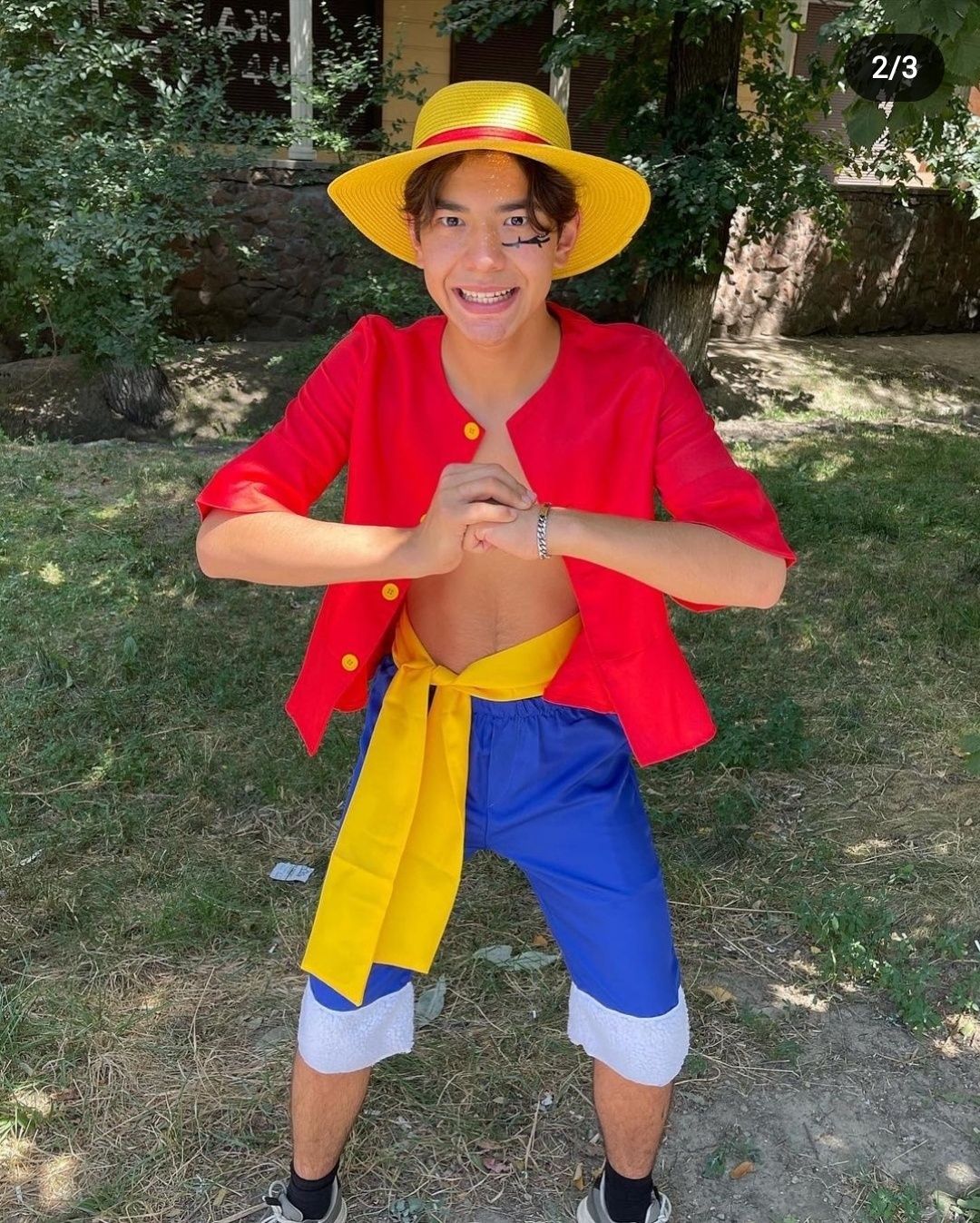 Косплей костюм Луффи из аниме Ван пис/Cosplay Luffy anime One piece: 16 000  тг. - Игрушки Алматы на Olx