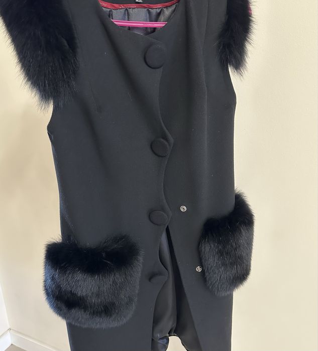 Vesta cu blana naturala