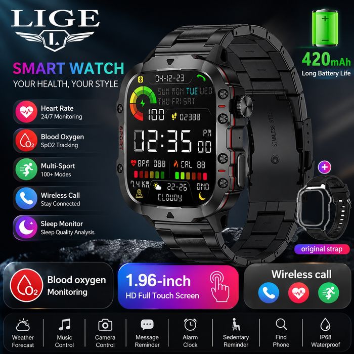 Смарт часы LIGE BW0667D-S