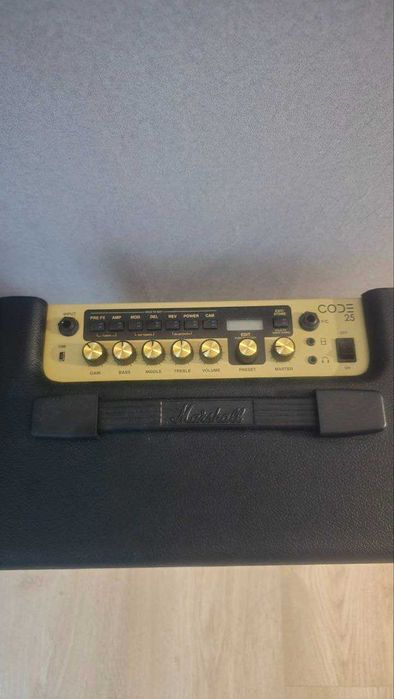 Schecter C-6 Deluxe SBK Satin + Комбоусилитель Marshall CODE25-E