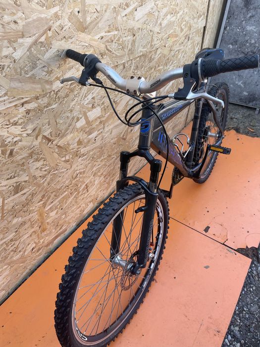 Bicicleta carbocross frana pe disc roti 26” cadru aluminiu