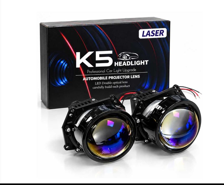 Лупи за фар Bi LED K5 55W 2БР/К-Т