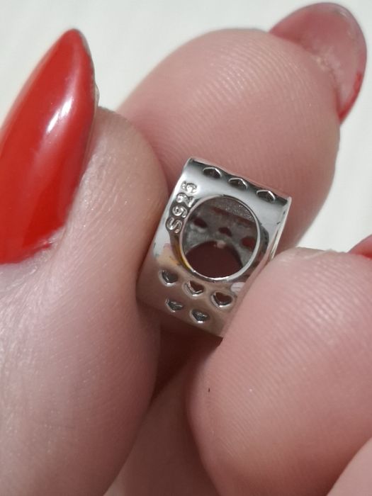 Pandantiv argint inimă cu cruce