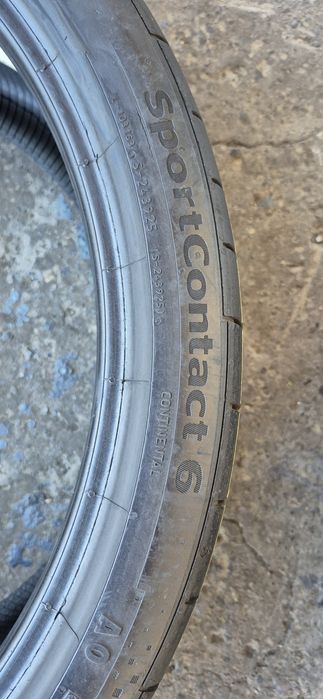 4 anvelope vara,fata Michelin 245/35/20,dot 2022,spate Continental  275/30/20,dot 2024.Pretul este pe bucata.