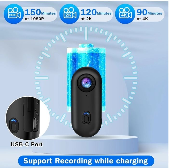 Спортна екшън камера HD 1080p ,WIFi