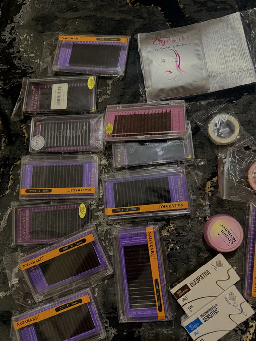 Набор наращивание ресниц инструментов