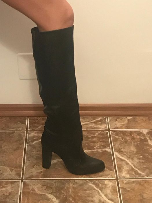 Cizme lungi dama piele
