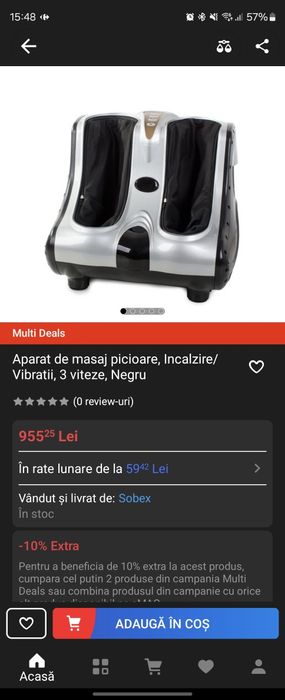 Aparat masaj picioare