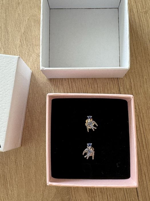 Пандора серьги, шарм