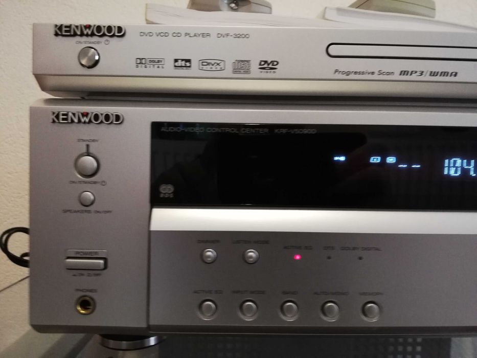 Linie  KENWOOD amplificator KRF-V5090/cd-dvd player DVF3200 - Ca Noua