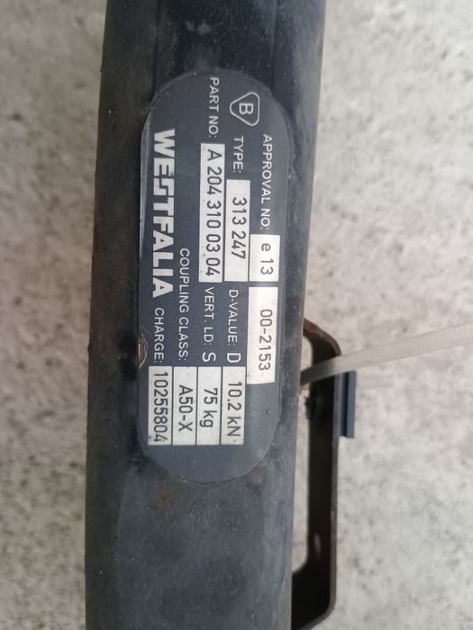 Теглич Westfalia за Mercedes