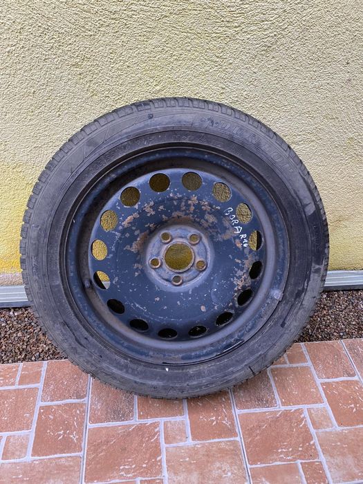 Jantă tablă cu cauciuc Dunlop All seasons M+S 205/55/16